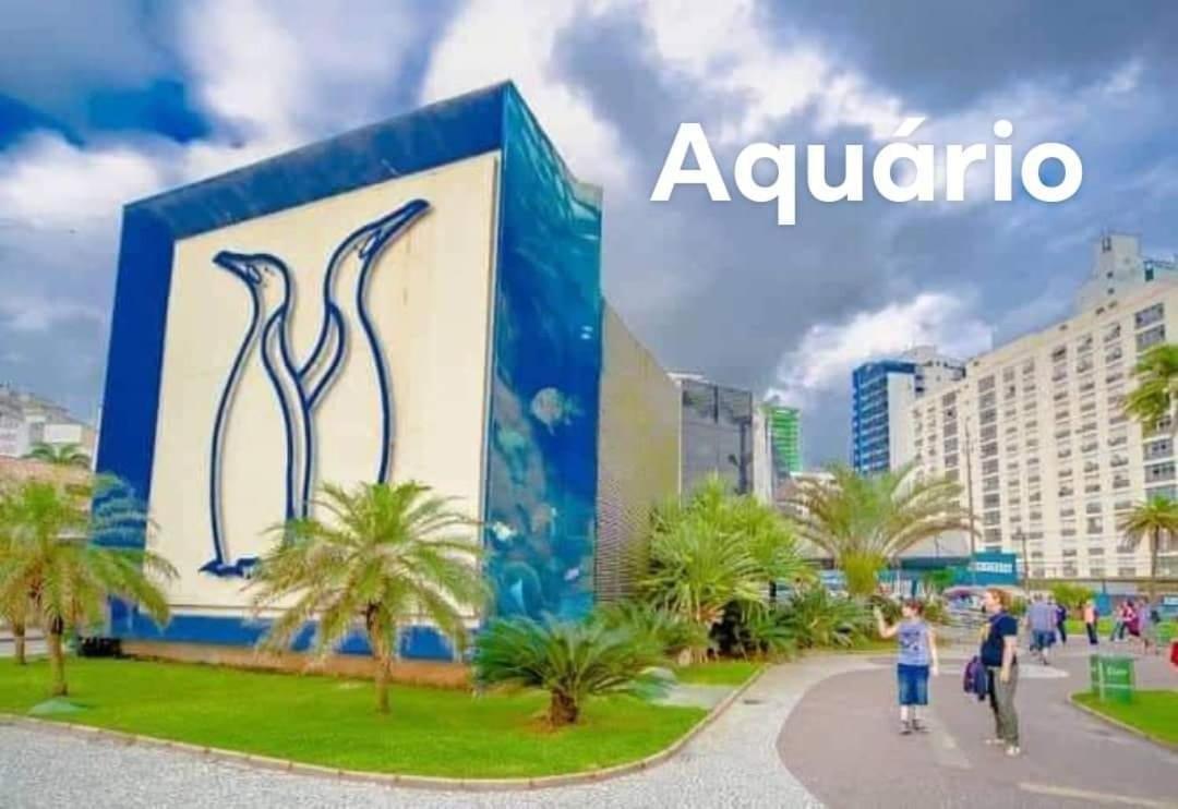 100 Mts Praia Roupa Cama Toalha Banho Wi-Fi Ar Condicionado Portaria 24 Horas Santos  Bagian luar foto